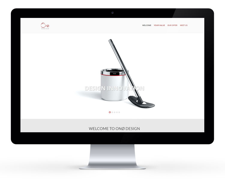 Ny WordPress hjemmeside til Onø Design