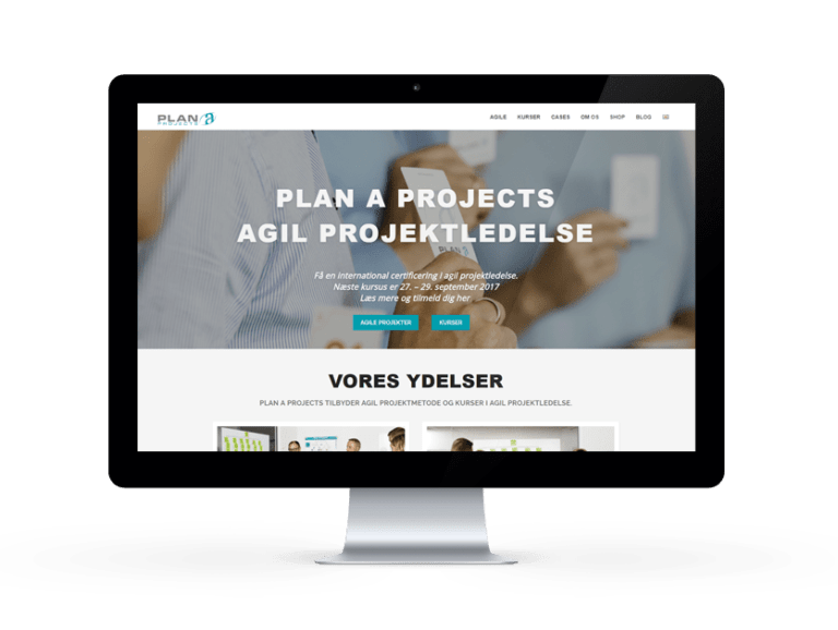 Ny WordPress hjemmeside til Plan A Projects fra 9bureau