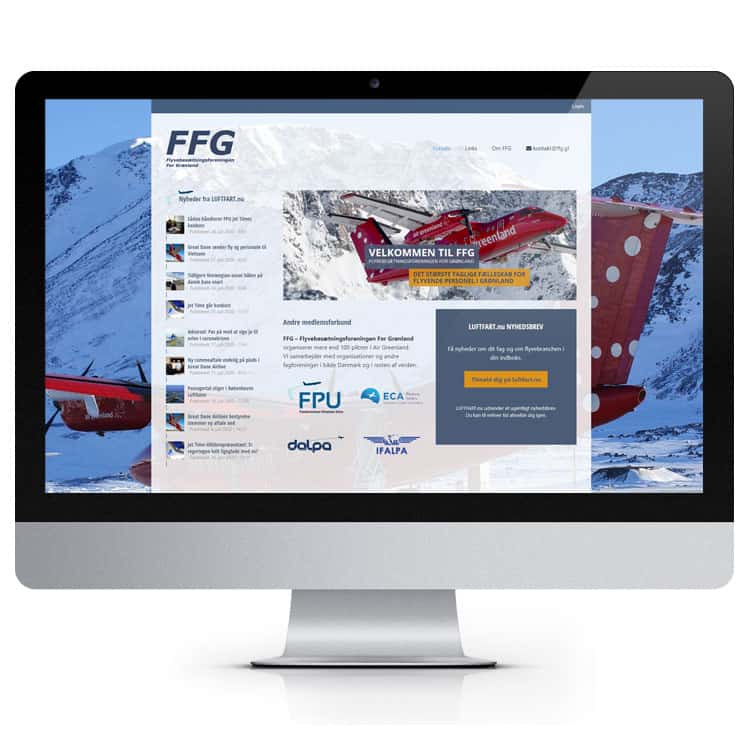 Ny WordPress hjemmeside til FFG fra 9bureau