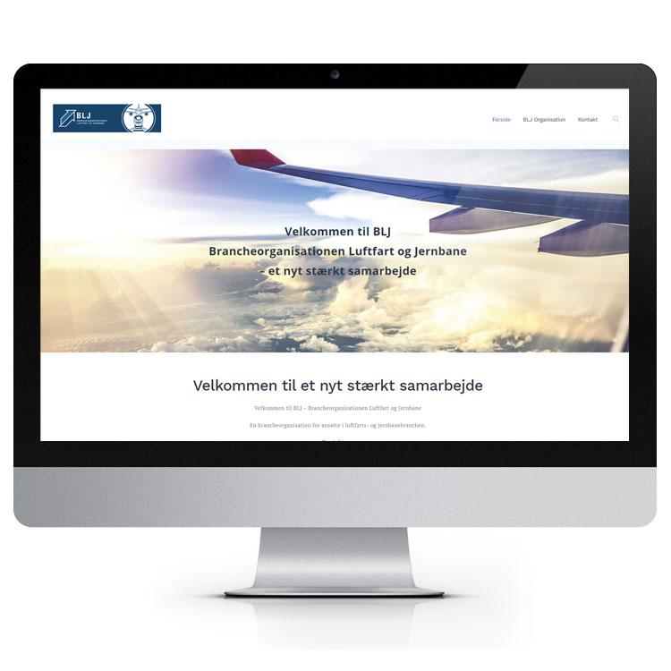 Nyt WordPress website til Brancheorganisationen Luftfart og Jernbane